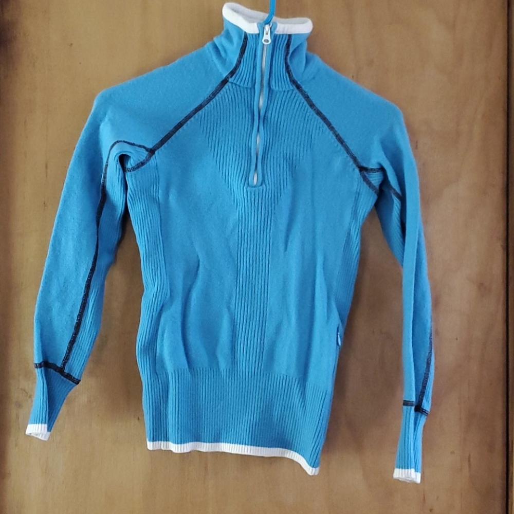 Athleta quarter zip sweater